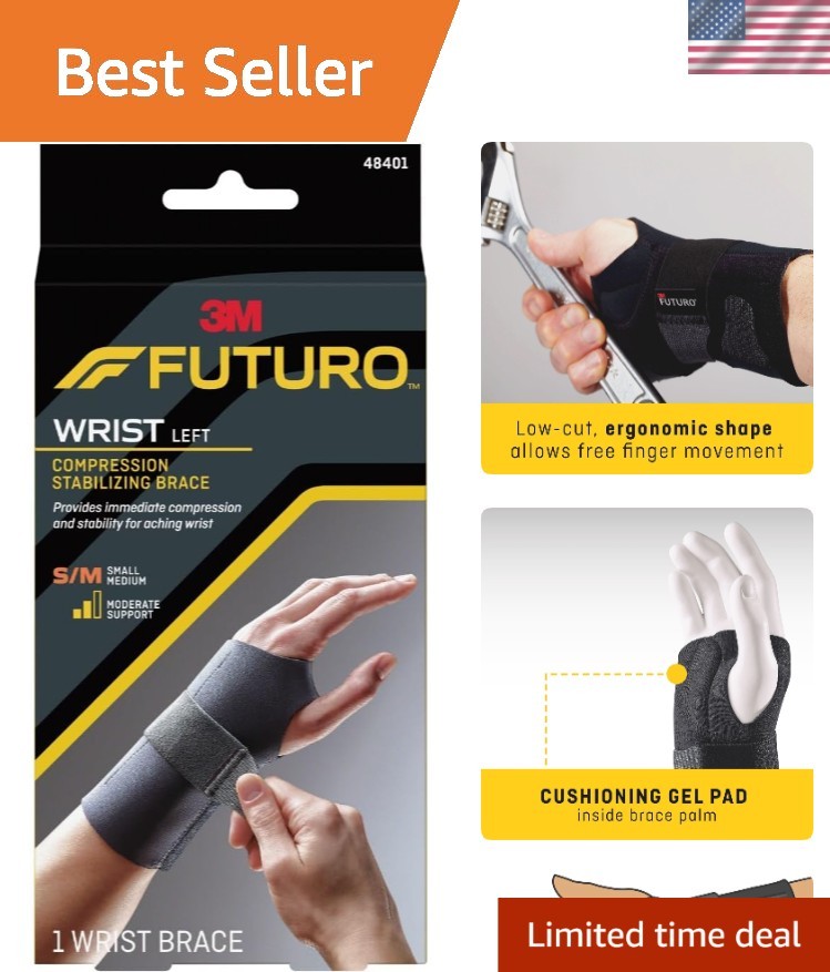 Comfort-Driven Wrist Support with Custom Fit for Active Recovery – Left Hand