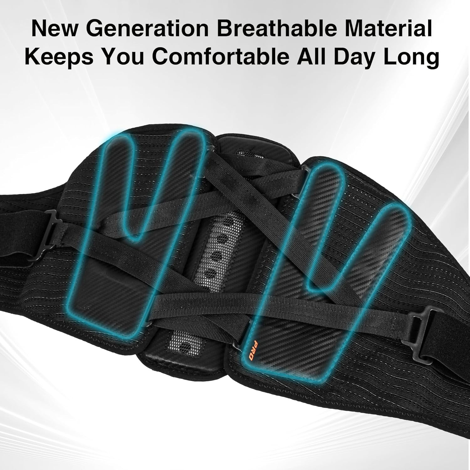 Wide and Strong Back Brace for Lower Back Pain Relief,Back Support Brace for Men
