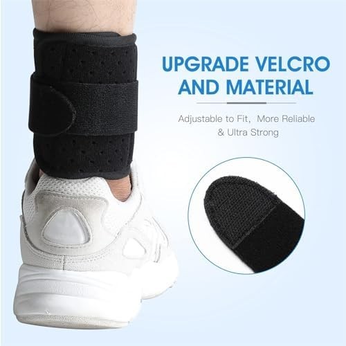Adjustable Drop Foot Brace for Ankle Support – Breathable and Lightweight