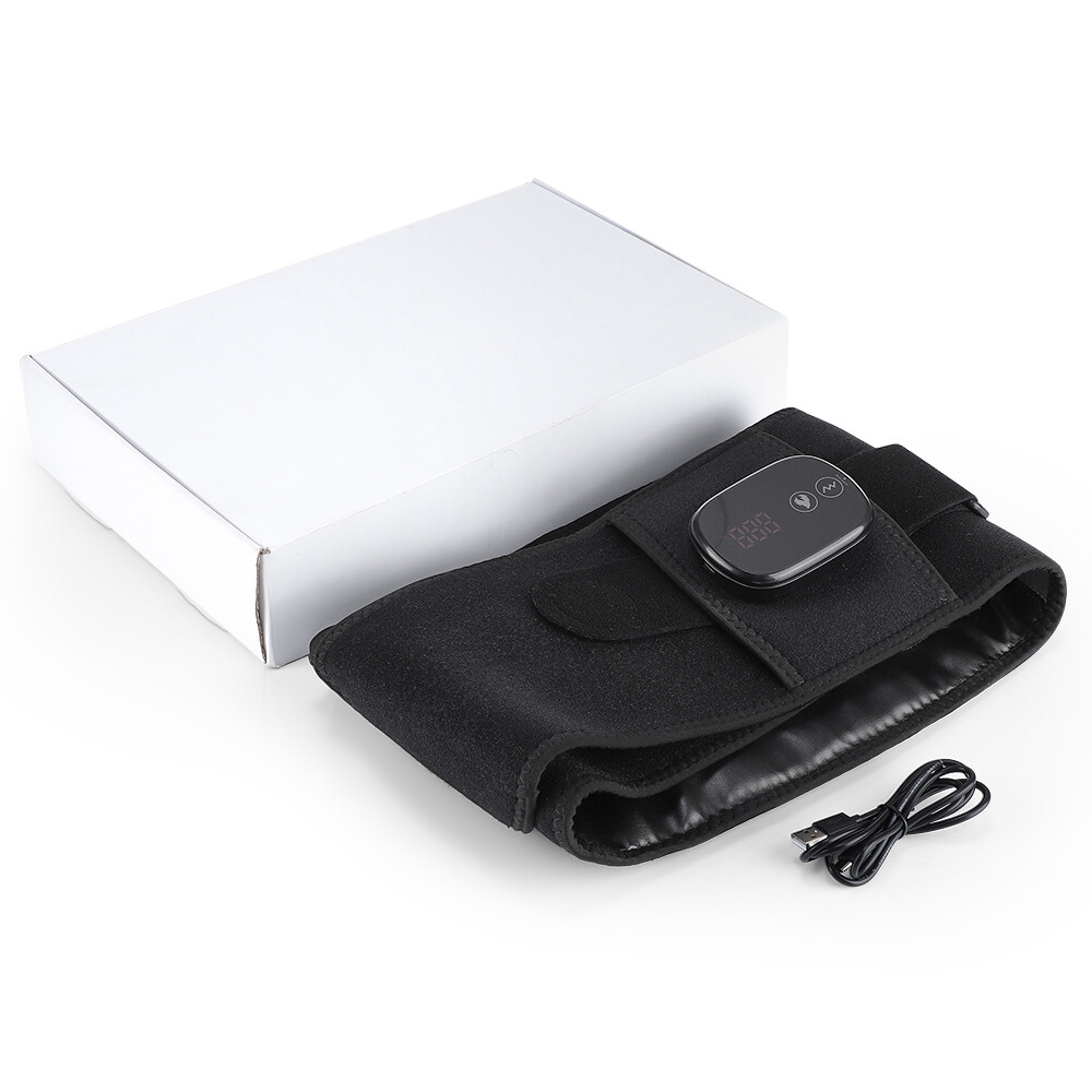2 In 1 Electric Lower Back Massager for Pain Relief Heated Waist Lumbar Belt