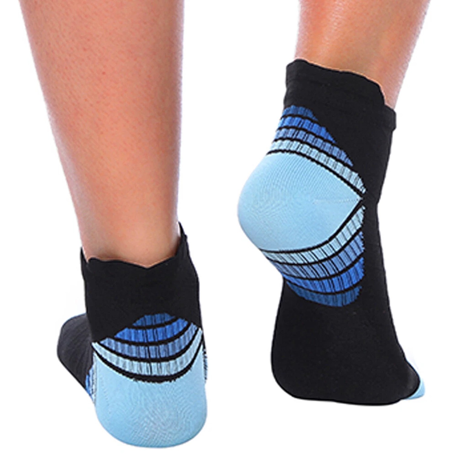 1-2 Pair Copper Ankle Brace Support Compression Sleeve Socks Foot Fasciitis Pain