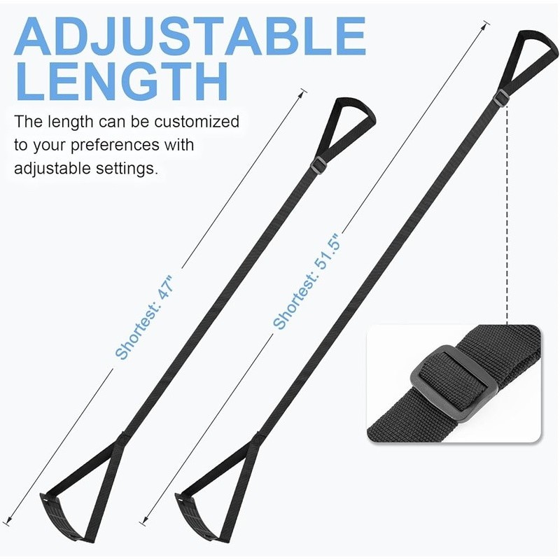 Leg Lifter Strap Hip Surgery Recovery Adjustable Foot Loop Mobility Aid