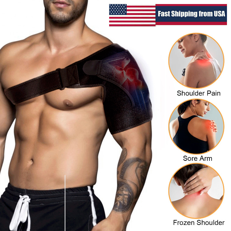 Adjustable Left & Right Shoulder Brace Rotator Cuff Support Relief Pain Belt