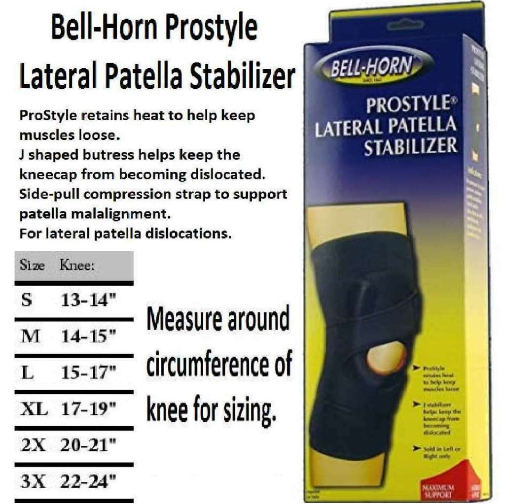 Bell-Horn Prostyle Lateral Patella Stabilizer Left XX-Large