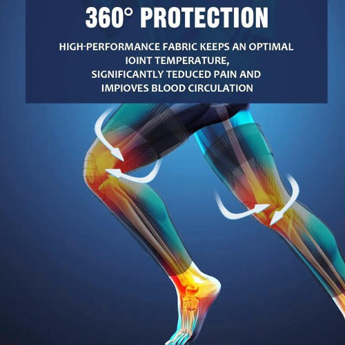 Full Leg Sleeves Compression Long Knee Sleeve Protector Varicose Veins Swelling