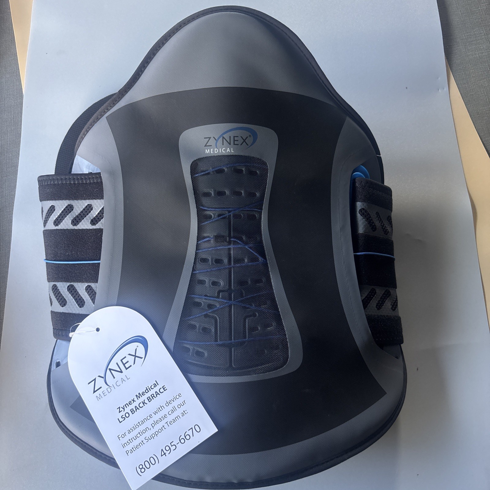 Zynex Medical Pro Series LSO Adjustable Lumbar-Sacral Back Support Brace