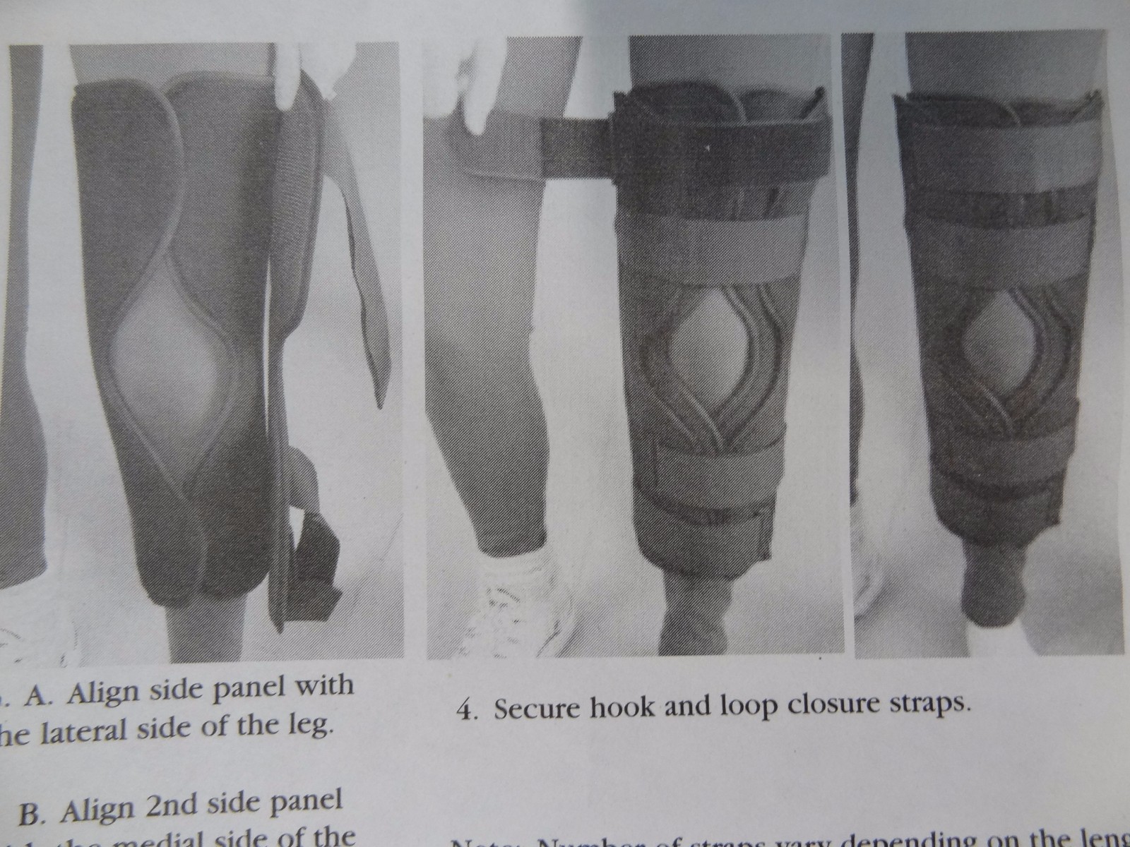 Sammons Preston Tri-Panel Knee Immobilizer 22″ ~ Black ~ 55067904