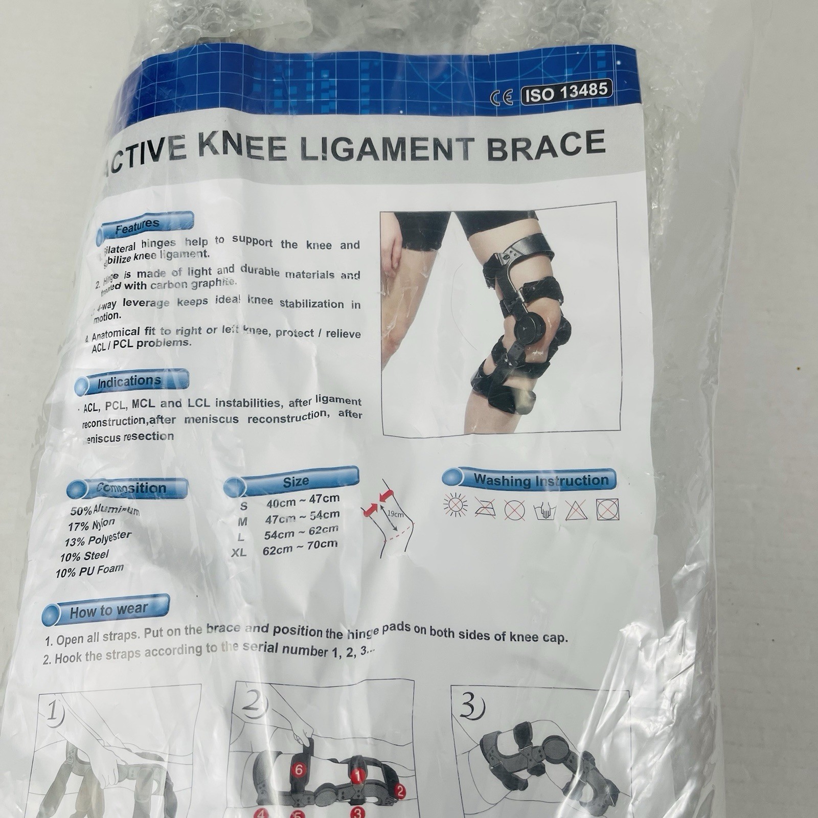 COBRA Dual OA Right Knee Brace NIB BRAND NEW Medium 47cm – 54cm