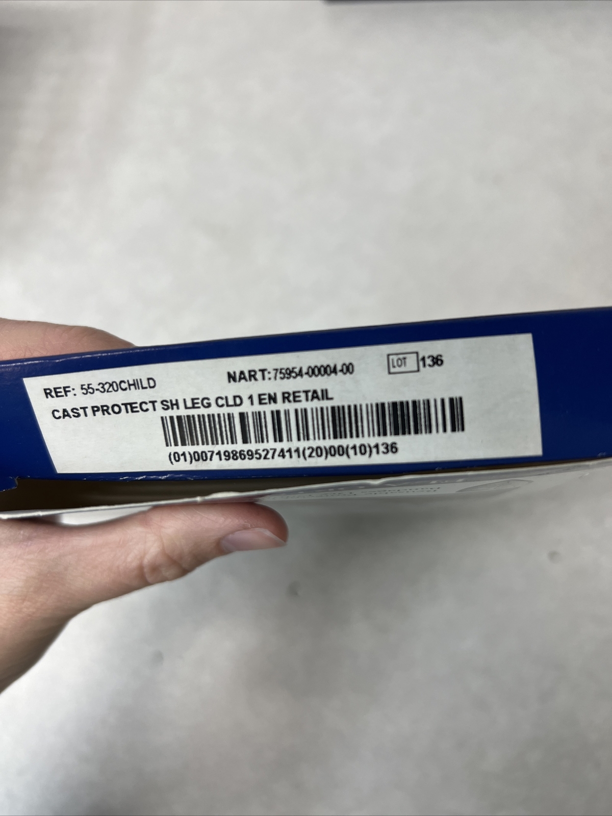 FLA Orthopedics Cast Protector Waterproof CHILD Half Leg Size NEW