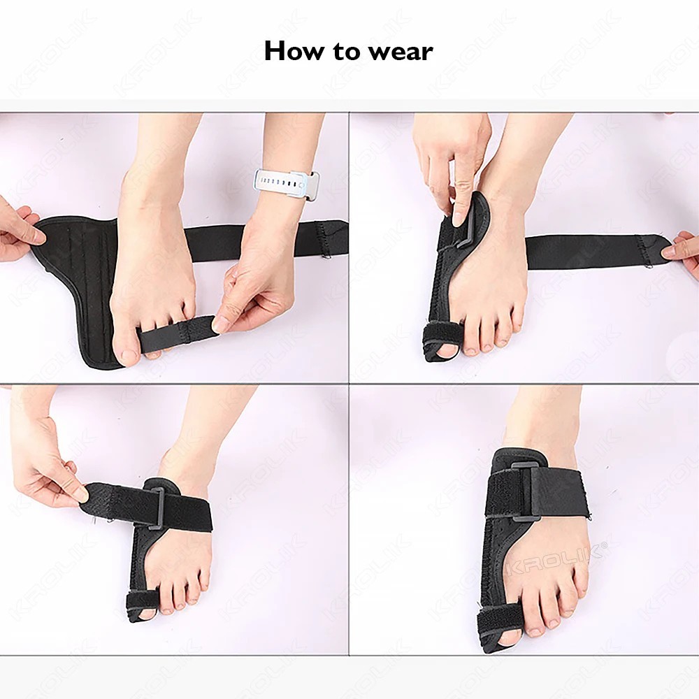 Big Toe Straightener Bunion Corrector Adjustable Toe Separator