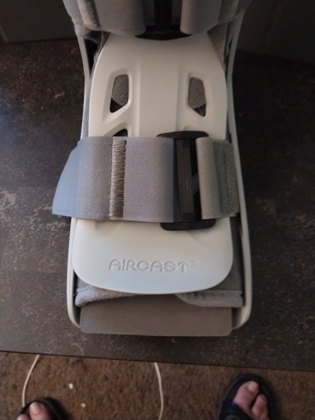 Aircast DJO AirSelect Medium Gray Walker Brace and Walking Boot Aircast-Small