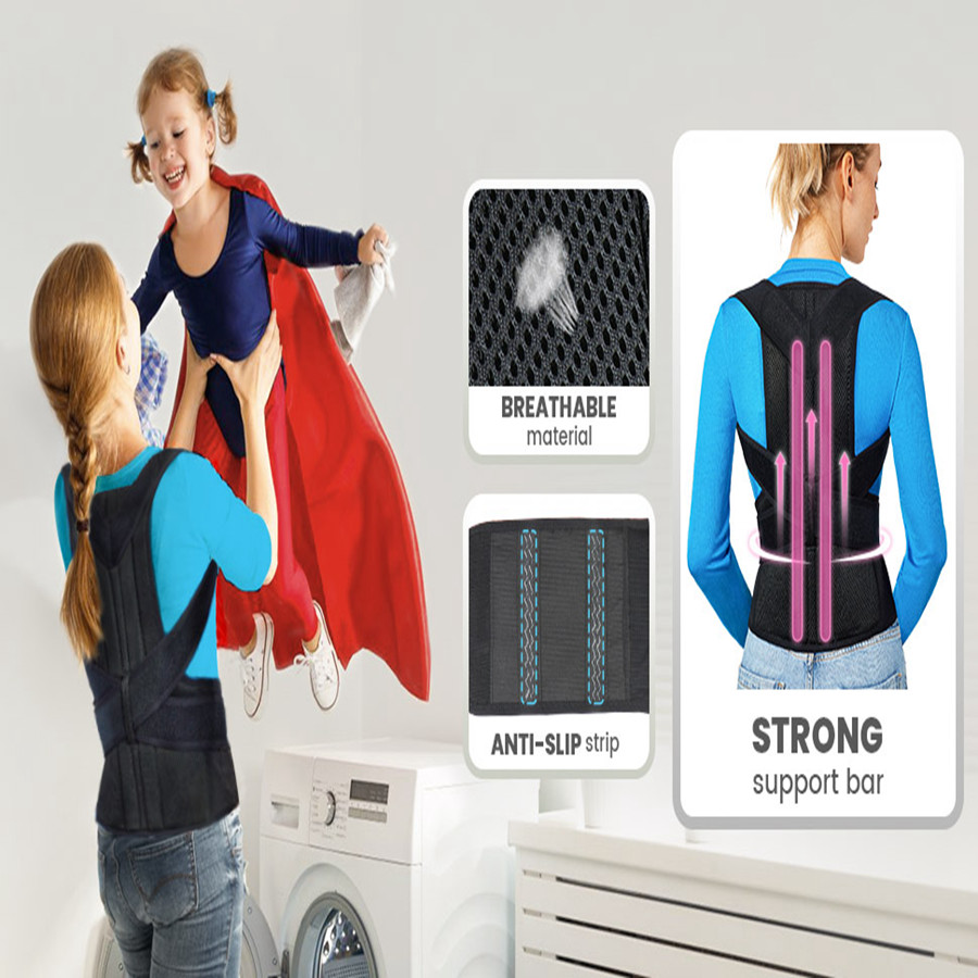 Posture Corrector Adjustable Back Brace Shoulder Support Clavicle Belt Men Women