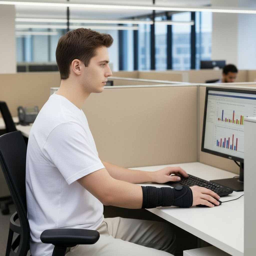 LTG PRO® Wrist Support Breathable Mesh Brace Splint Carpal Tunnel Strain Sprain