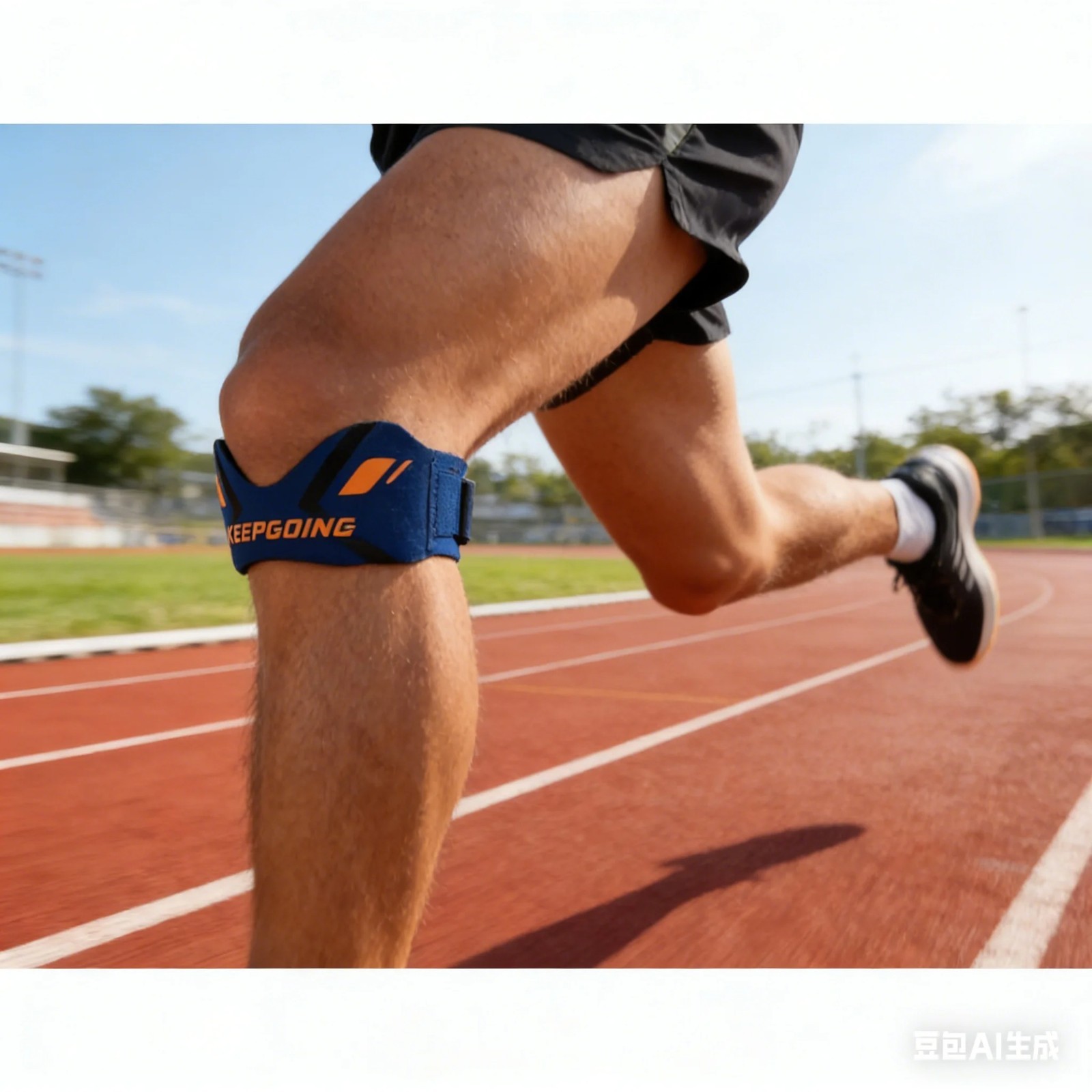 1Pc Adjustable Patella Knee Strap Pain Relief Support Brace for Sports Workout