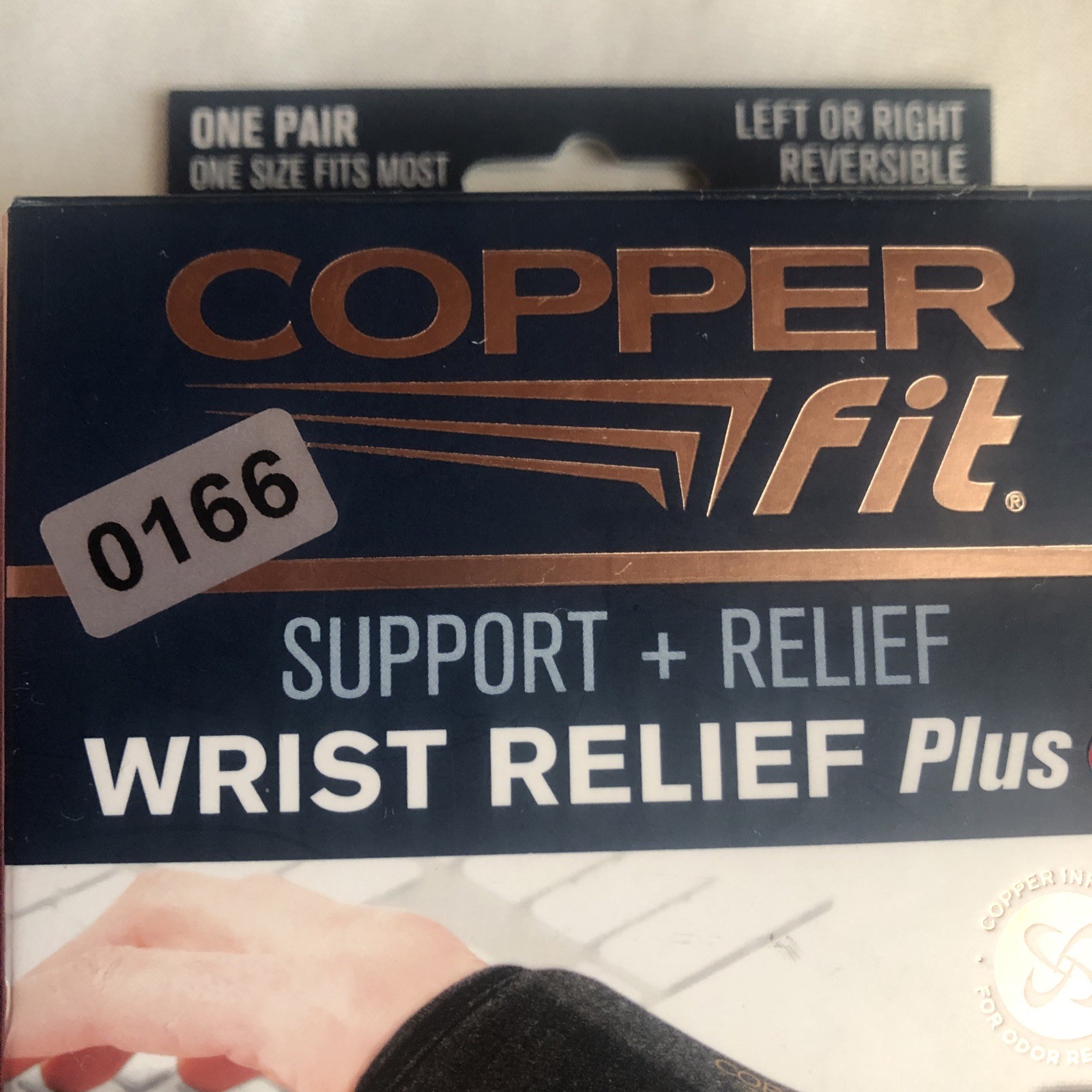 Copper Fit Support & Relief Left or Right Relief Plus Reversible Sleeve