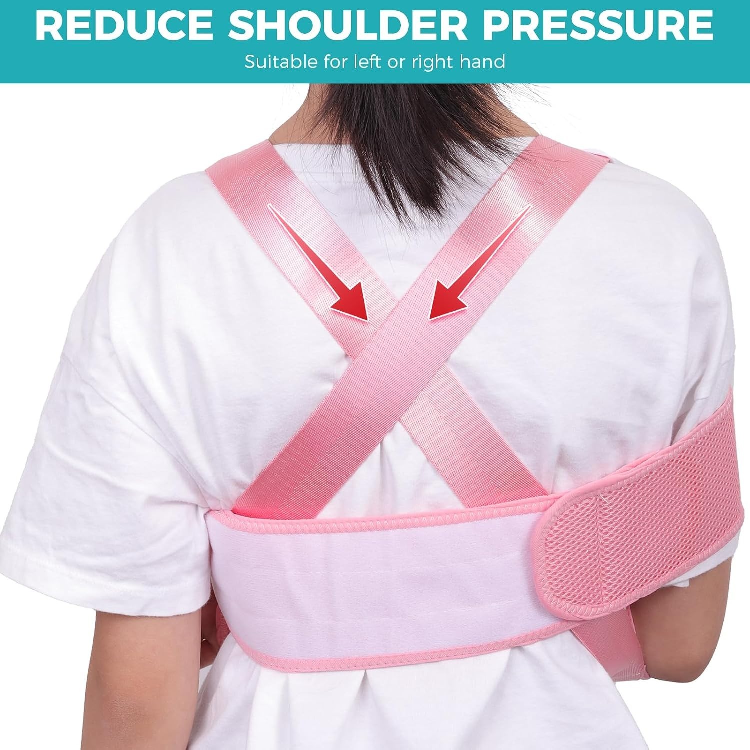 Kids Upper Extremity Sling, Breathable & Comfort Arm Sling Shoulder Immobilizer