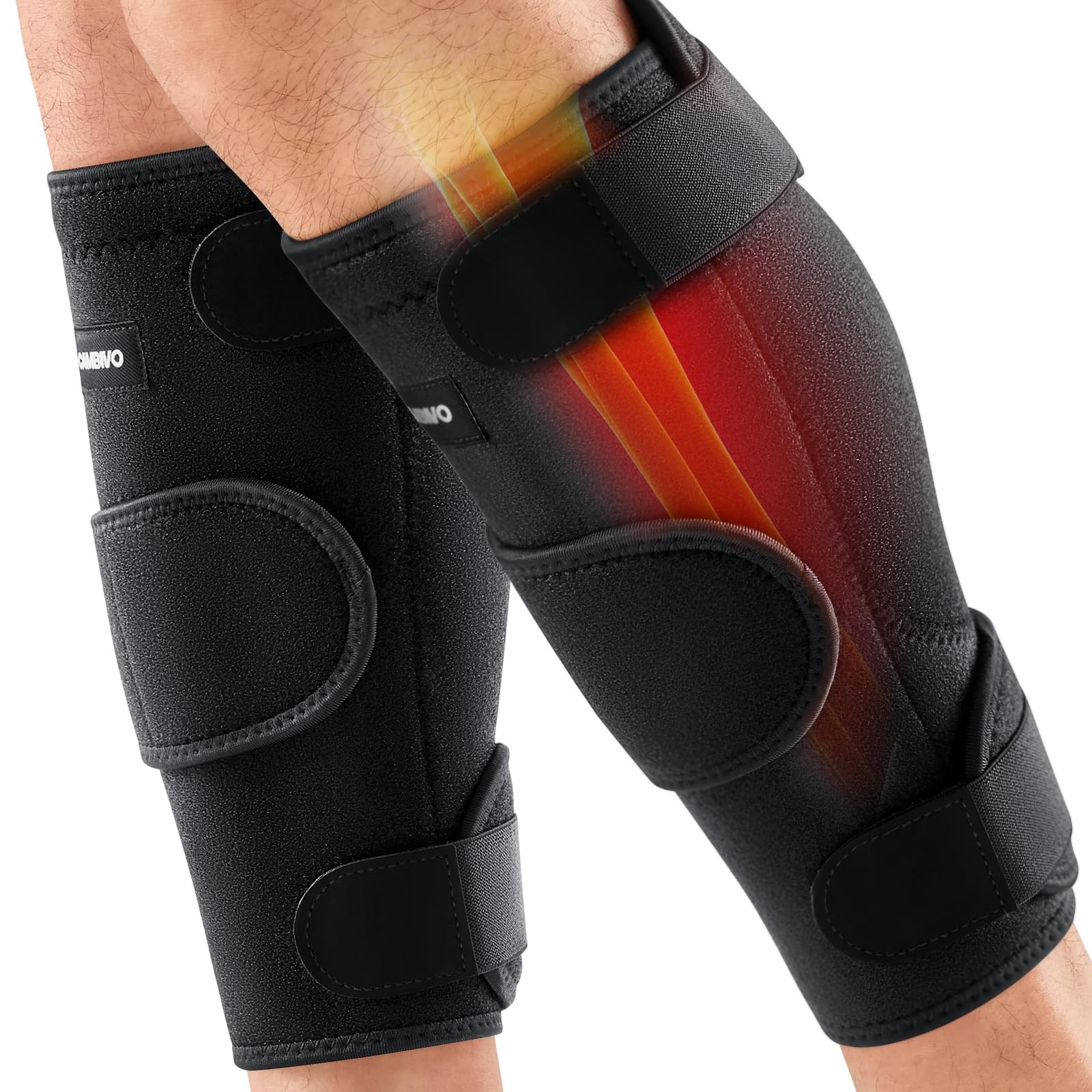 Calf Brace – Adjustable Compression Sleeve, 2 Pack