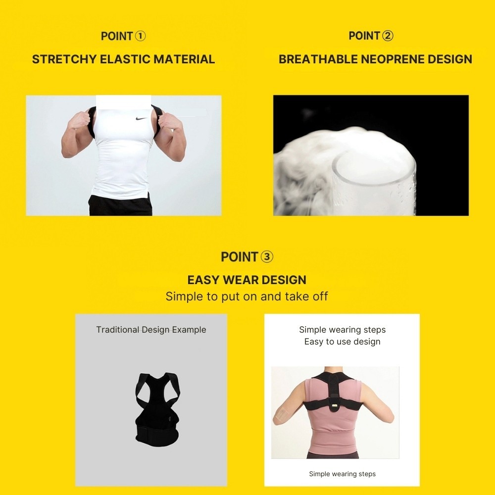3M Futuro Posture Corrector Adjustable Back Support