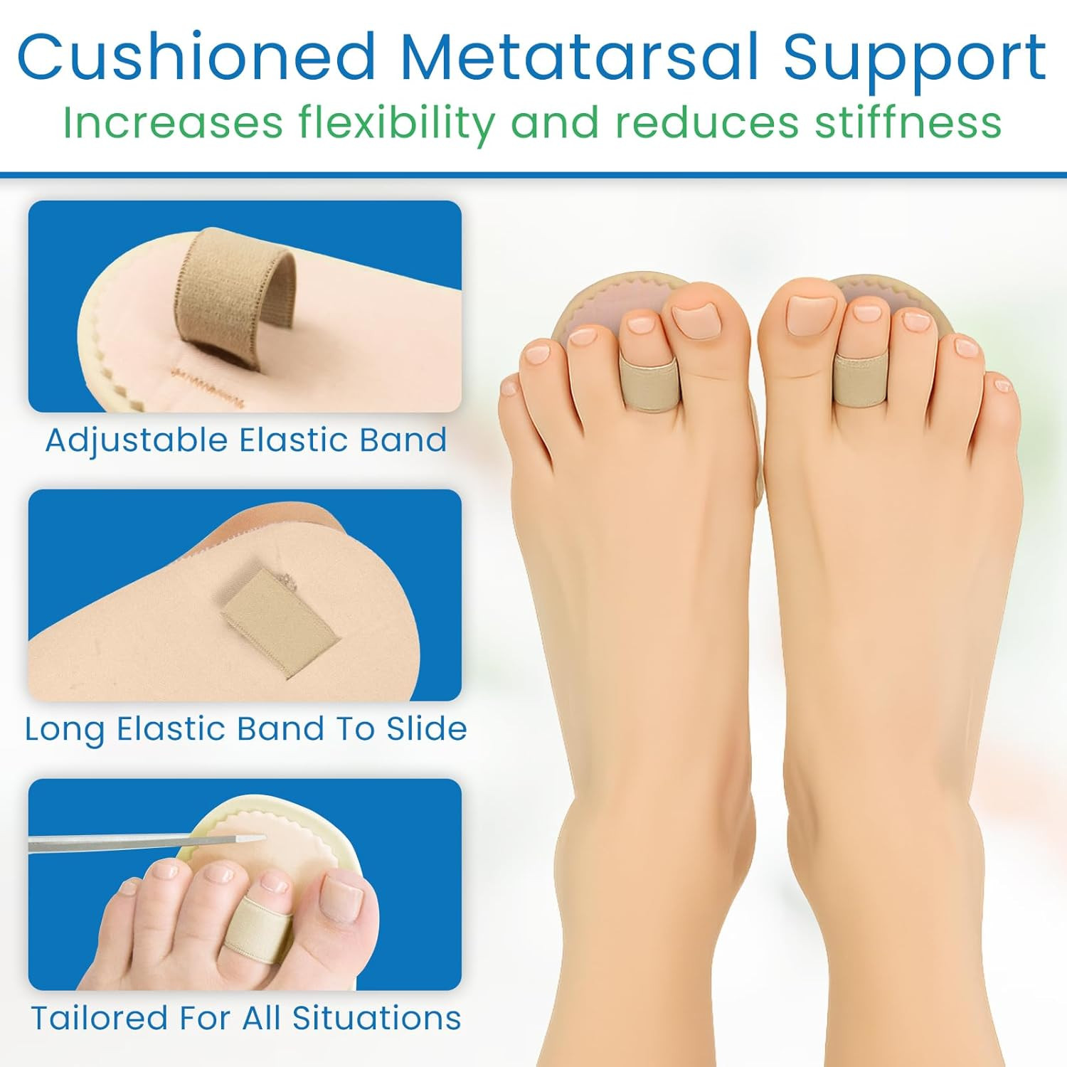 Budin Splint Toe Straightener (Pair) – Hammer Toe Corrector for Women, Men – Cro