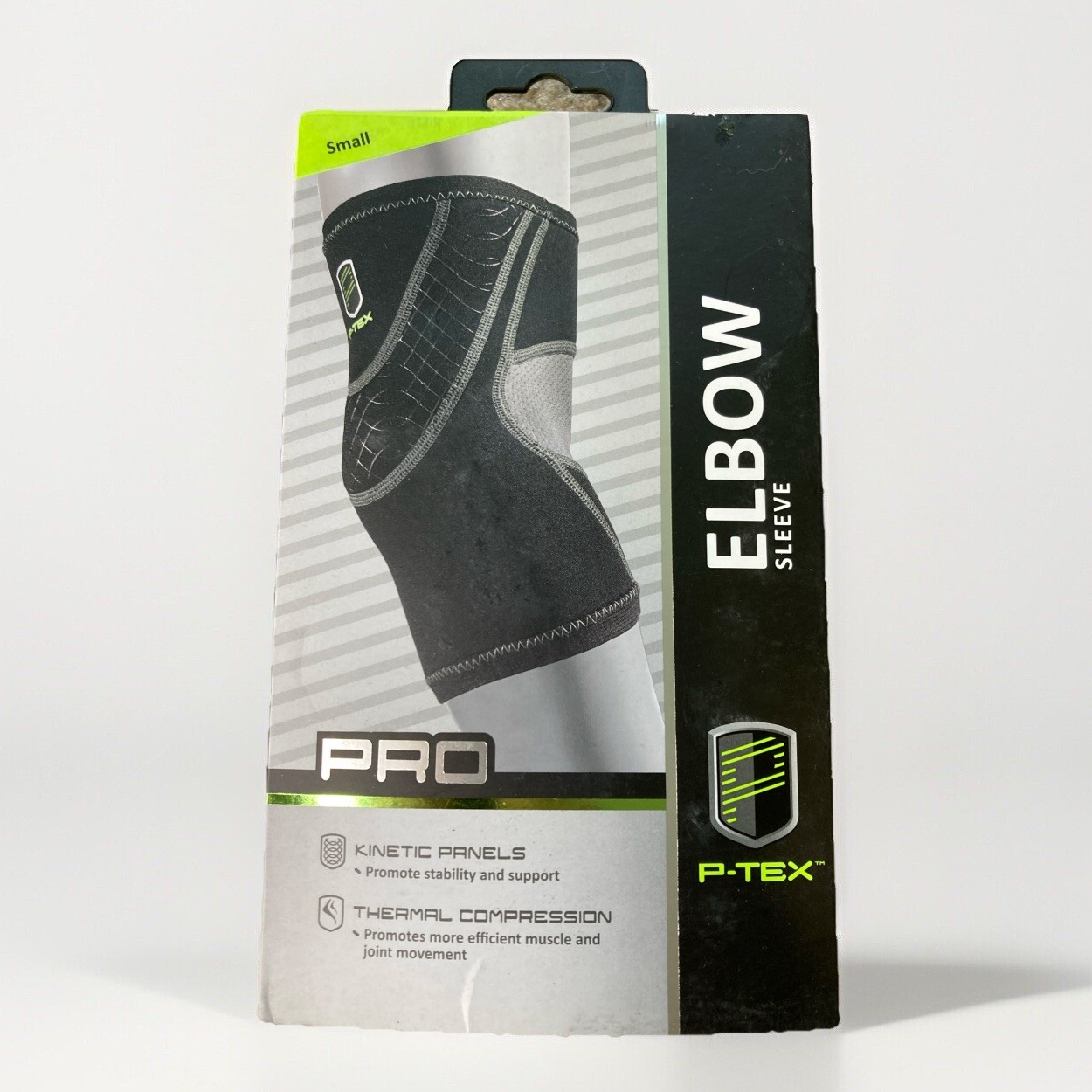 💪Pro TexE200 Knit Elbow Kinetic Panel Thermal Compression Sleeve Size Small New