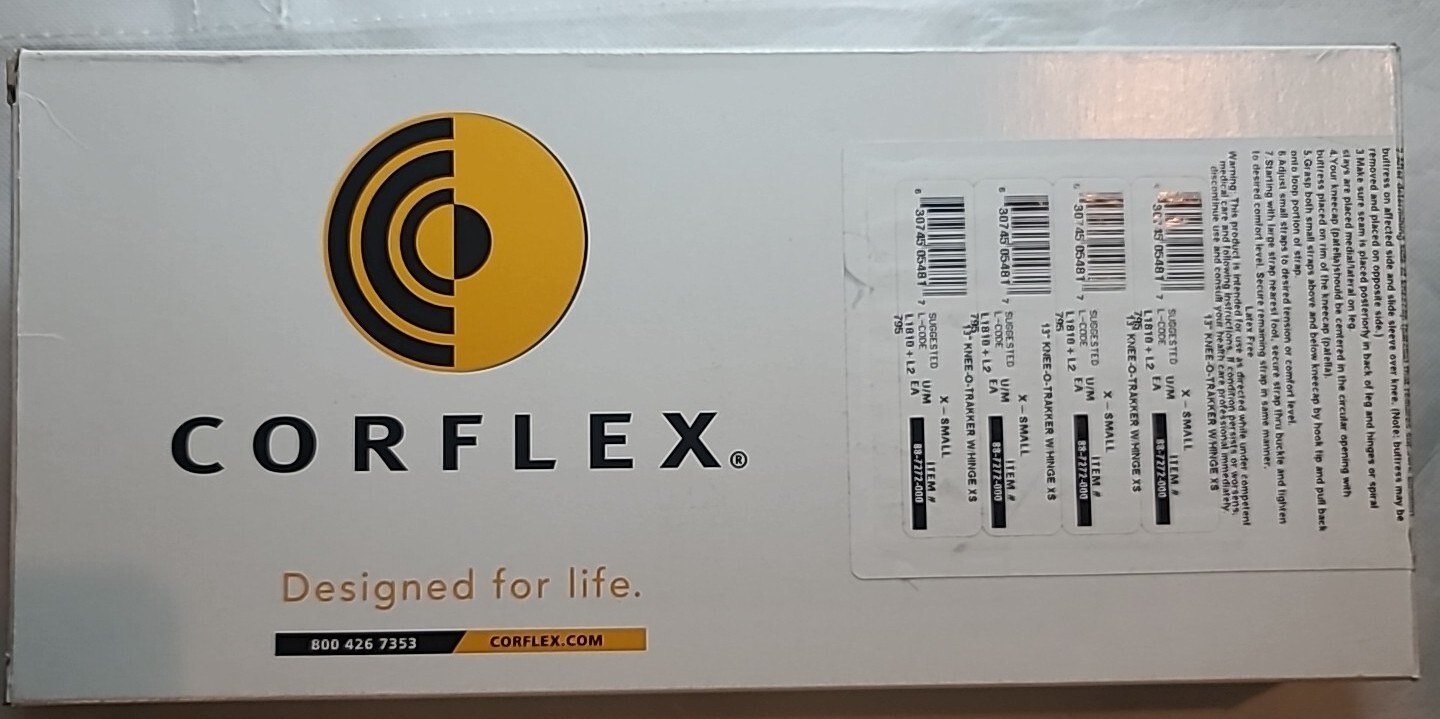 Corflex 13″ Knee-O-Trakker w/Hinge X-Small 88-7272