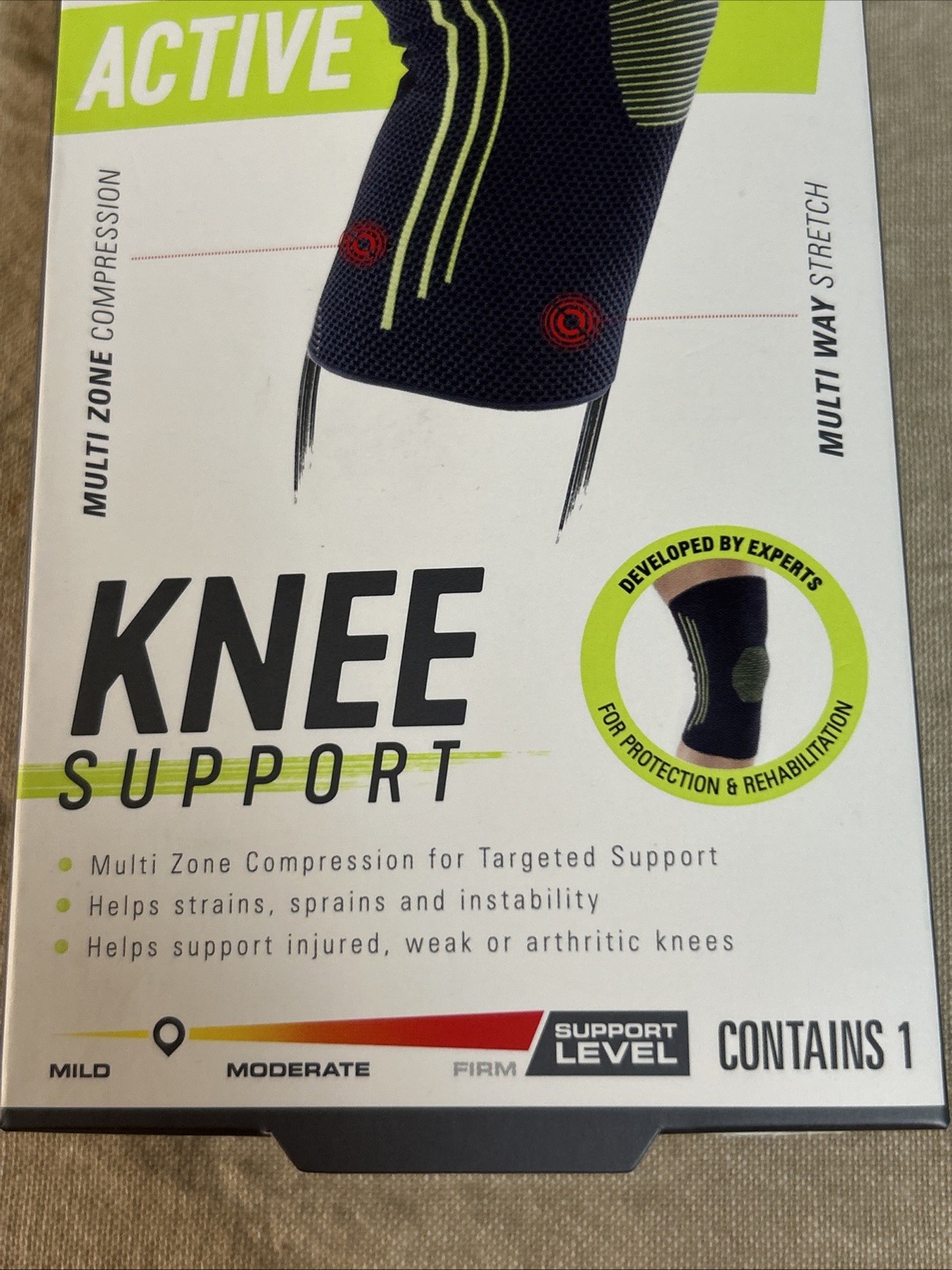 Neo G Closed Knee Support Size L – Class 1 Medical Device ~Open Box