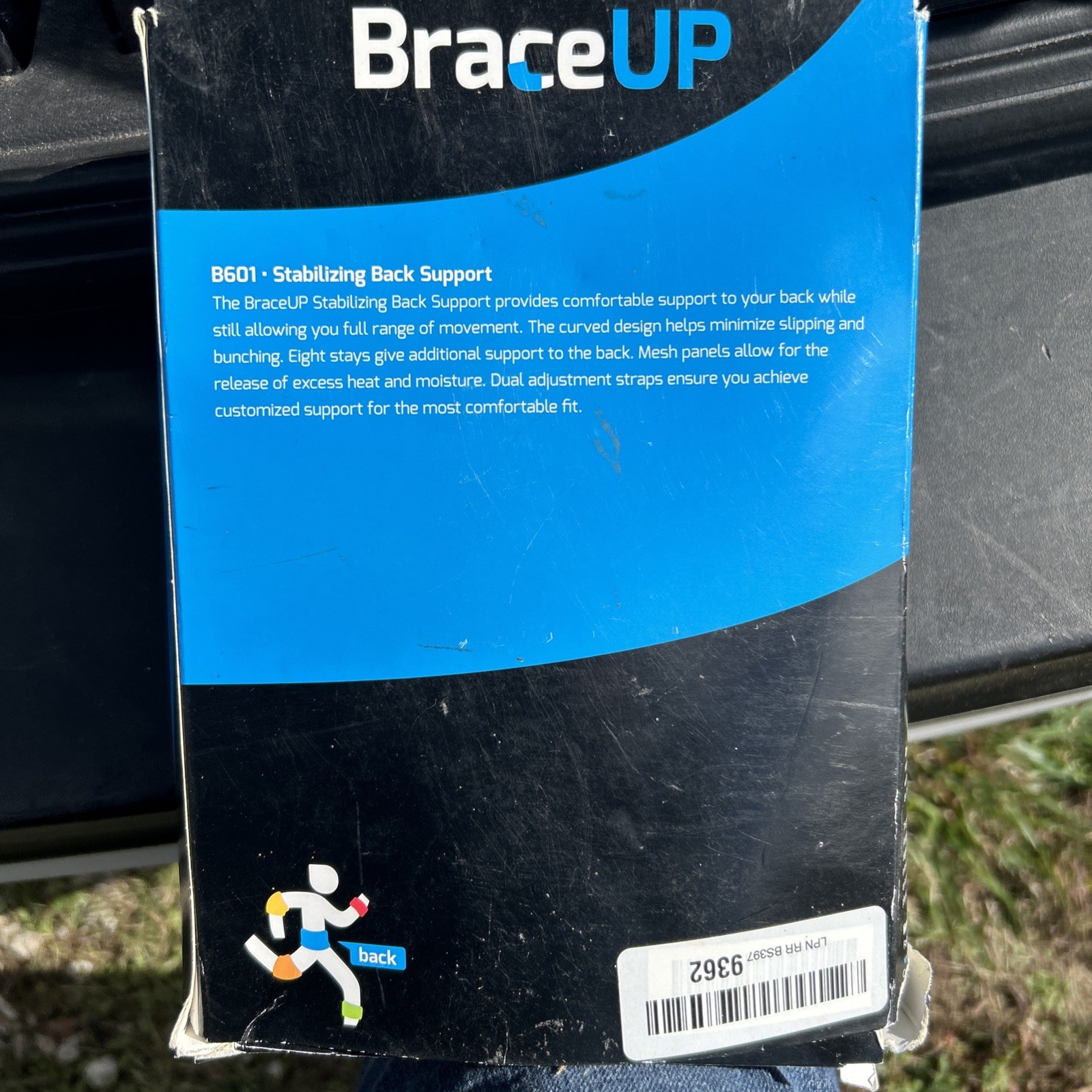 BraceUP Stabilize Adjustable Lumbar Lower Back Brace and Support Belt -XXL