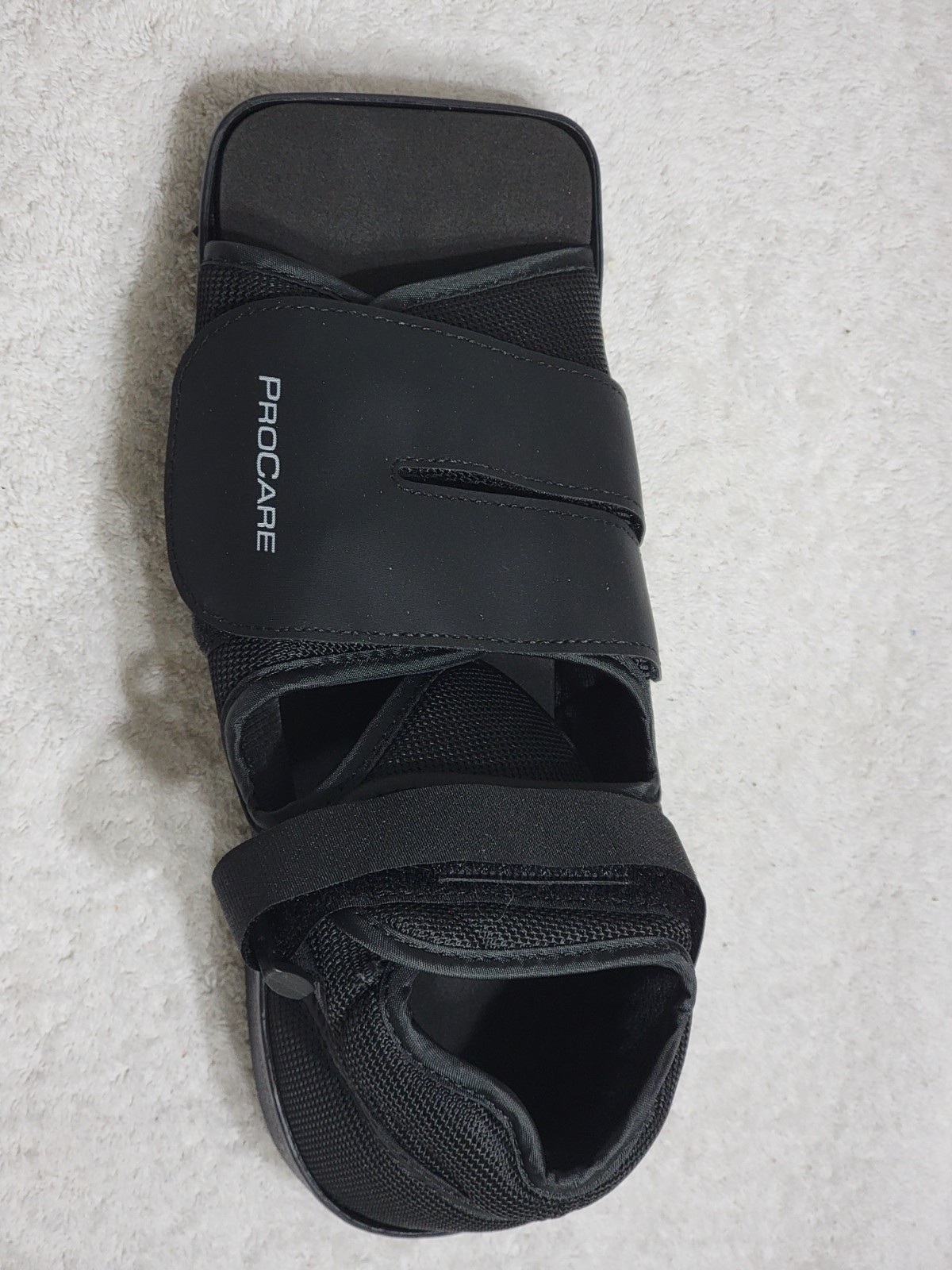 ProCare Squared Toe Post-Op Shoe Black Medical Recovery Walking Boot Surgical M