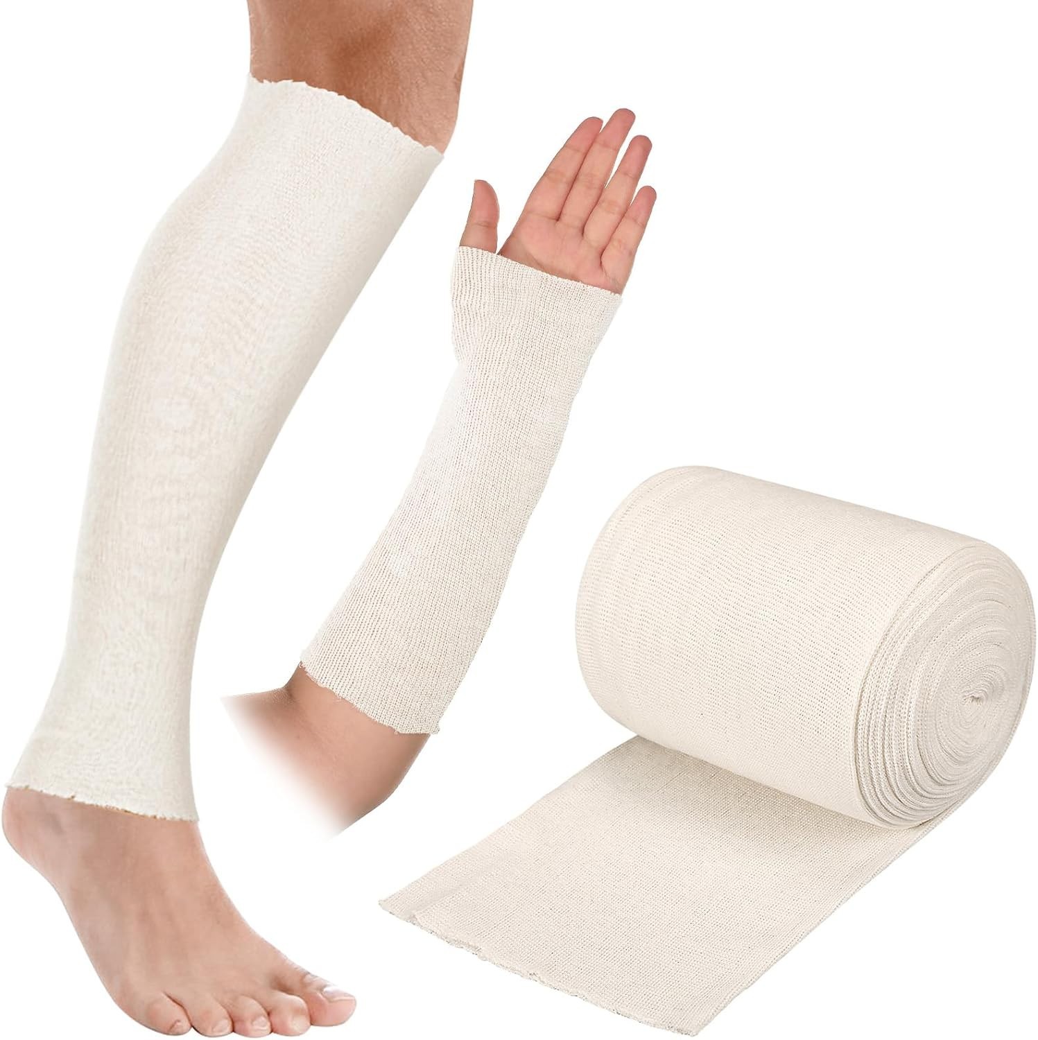 Cotton Stockinette Tubular Elastic Arm Cast Sleeve Roll Elastic Wrap Tube Wrist