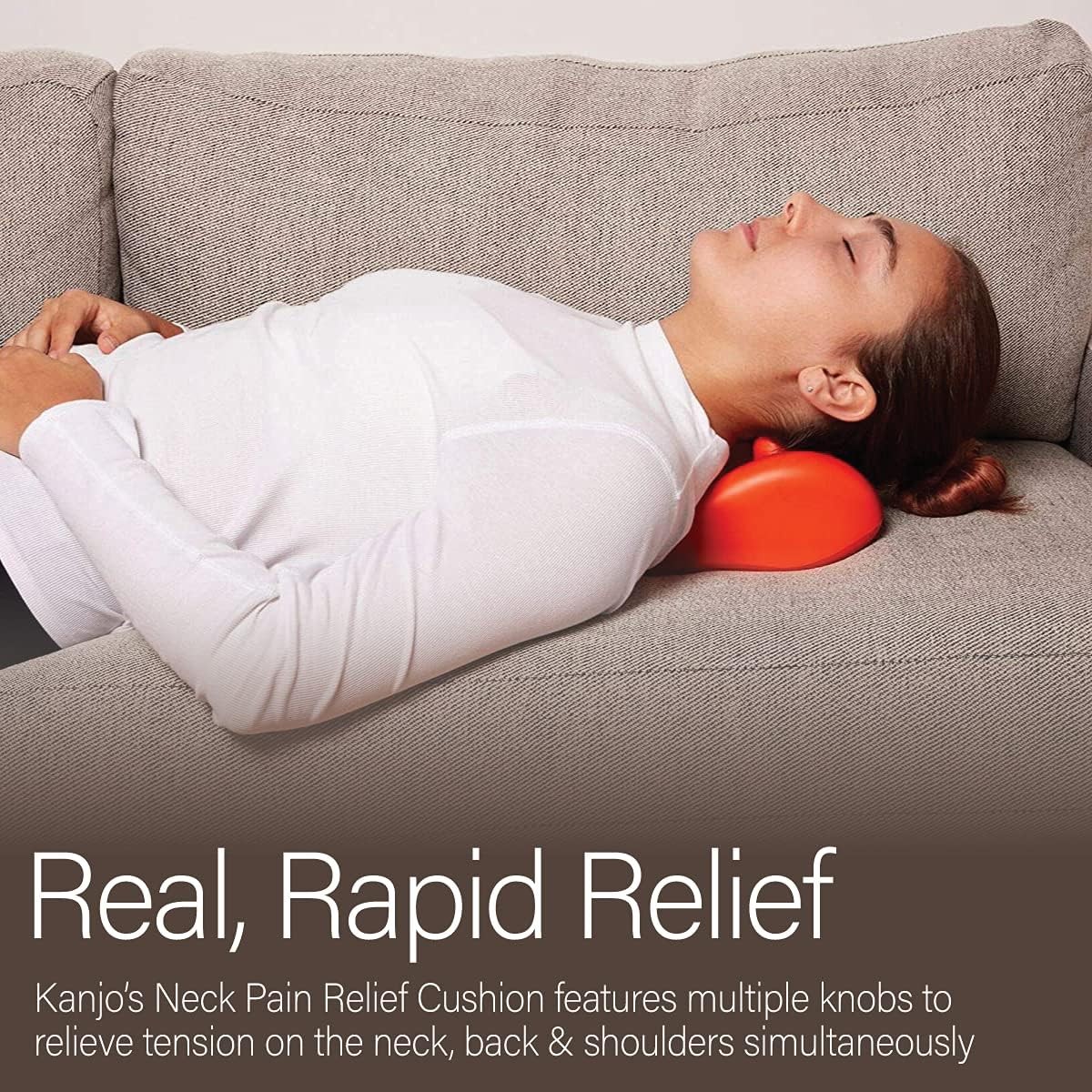 Kanjo Acupressure Neck Pillow – Cervical Traction for Neck & Shoulder Pain