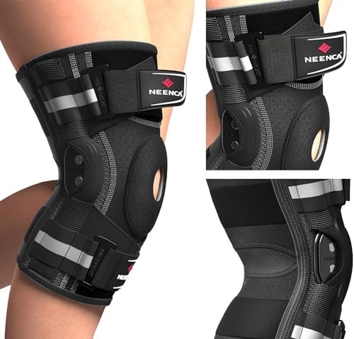 NEENCA Hinged Knee Brace Support for Pain Relief, Arthritis, Meniscus, ACL, MCL