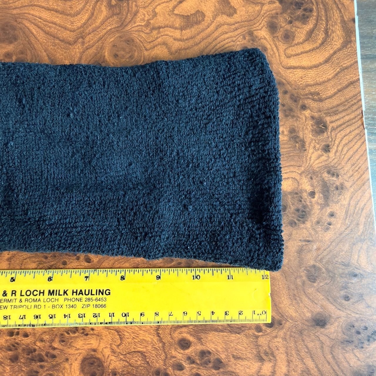 Vintage Magna Bloc Knee Wrap Therapeutic Magnet Compression Black 12×6 Inches