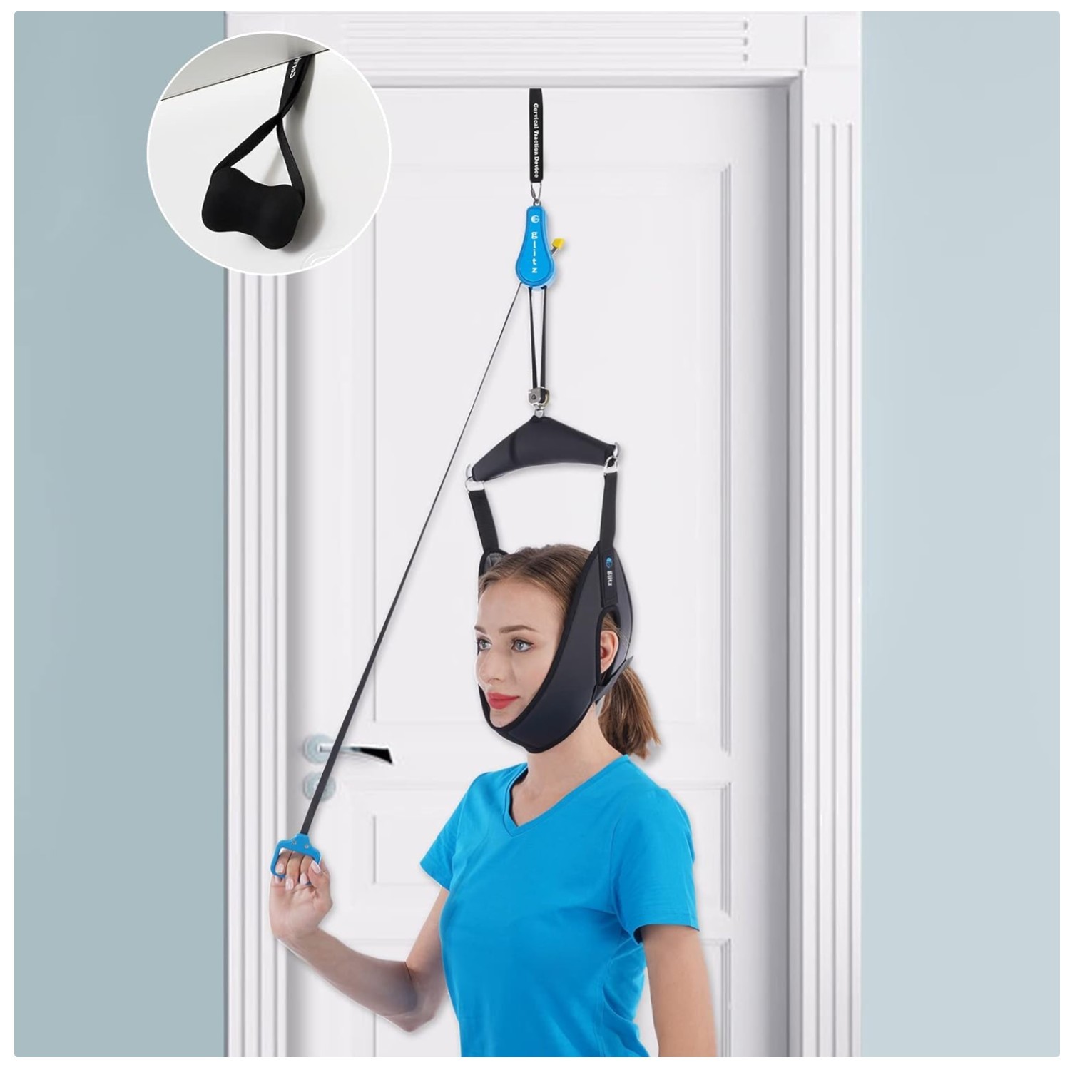 Over Door Neck Stretcher Hammock for Spine Decompression