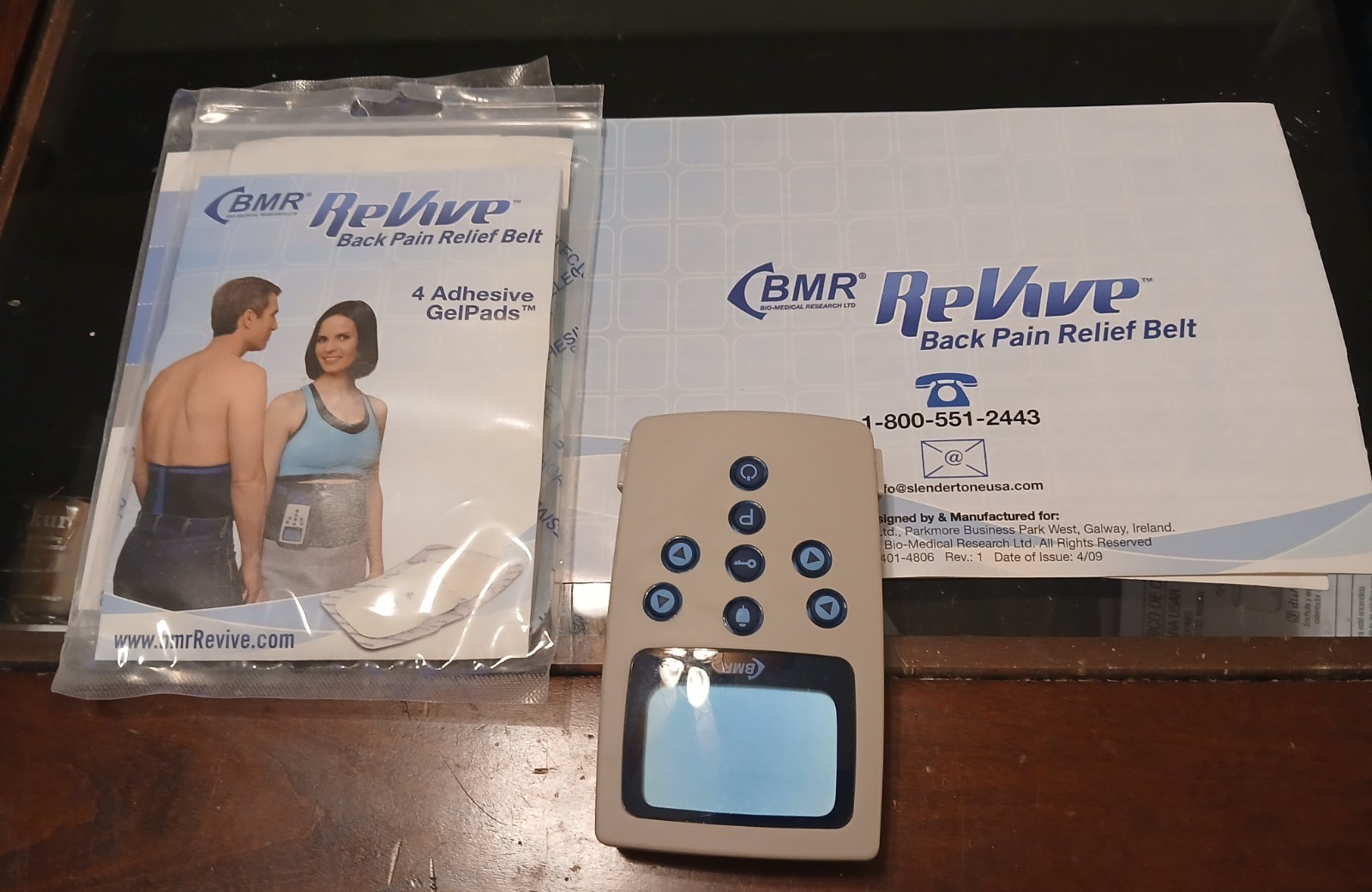 BMR Revive Back Pain Relief Belt w/ TENS Technology