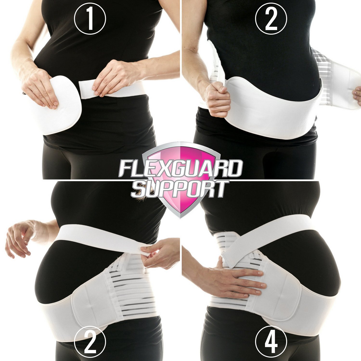 FlexGuard Pregnancy Belly Support Band – Maternity Belt & Brace for Pregnant