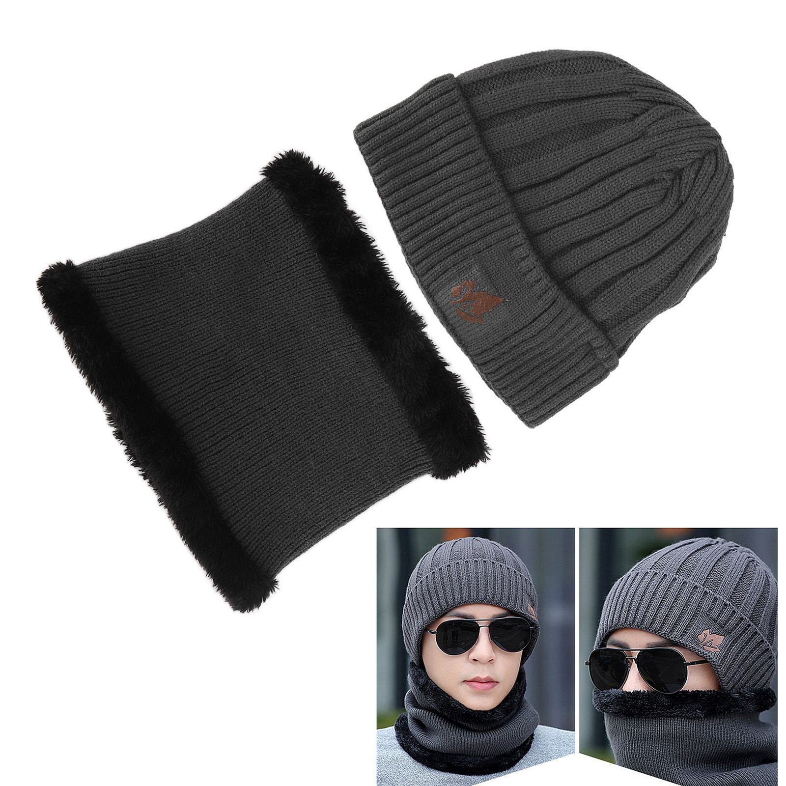 Electric Heated Hat Soft Warm Headwear For Winter Skiing Excellent