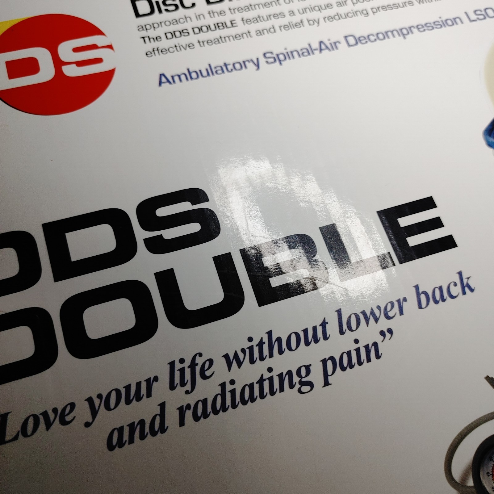 DDS DOUBLE Disc Disease Solutions Back Brace Size Small Spinal Air Decompression
