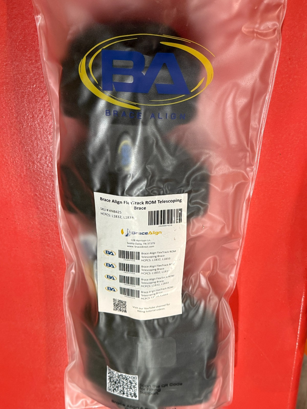 Brace Align FlexTrack ROM Telescoping Hinged Knee Brace – Adjustable Support NEW