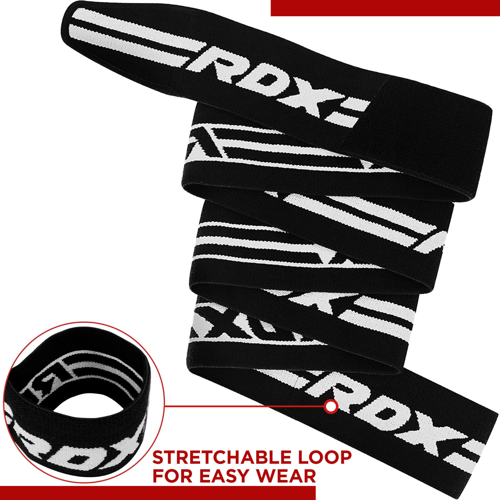 Knee Pads MMA by RDX, Lifting Straps, Knee Sleeves Weightlifting, Gym Knee Wraps