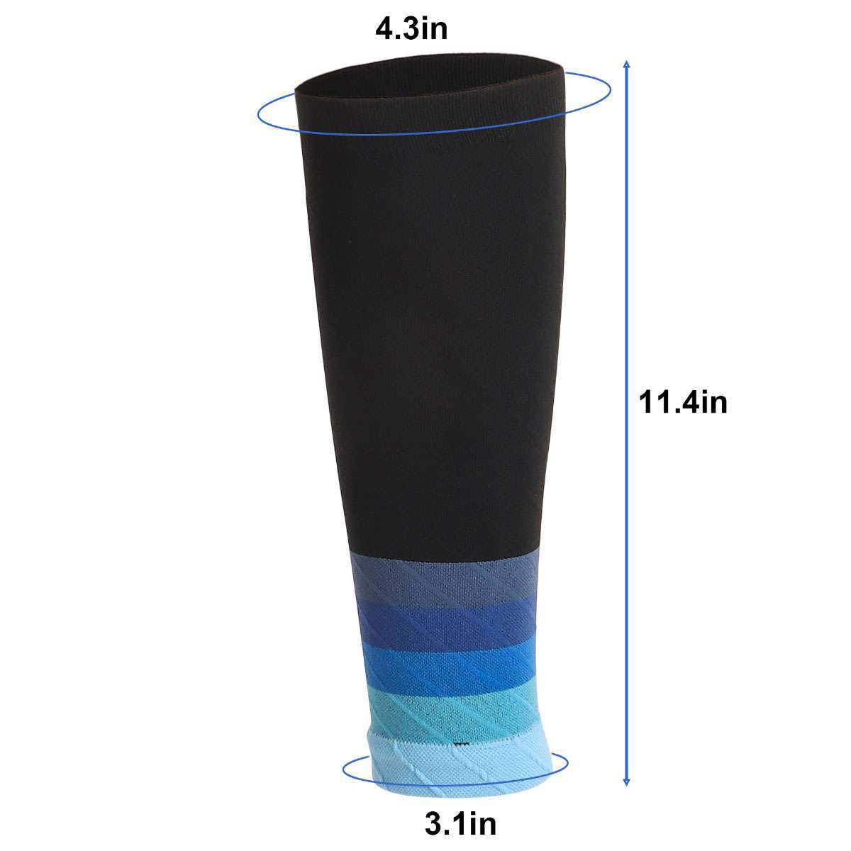 2x Calf Sleeves Leg Support Compression Socks Running Shin Splint Varicose Vein