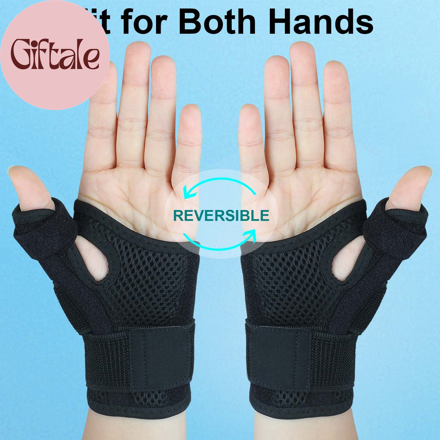Trigger Thumb Splint for Left Right Hand,Thumb Spica Support Brace Wrist Stabili