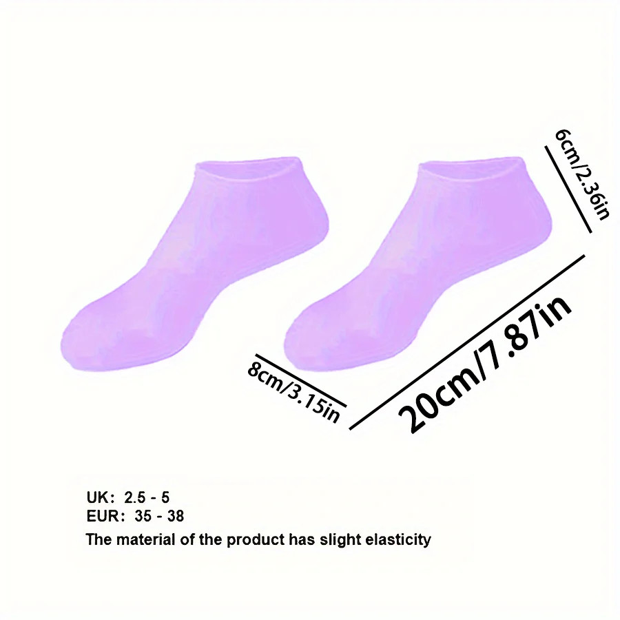 A pair of silicone foot care socks, women’s moisturizing and anti-cracking foot