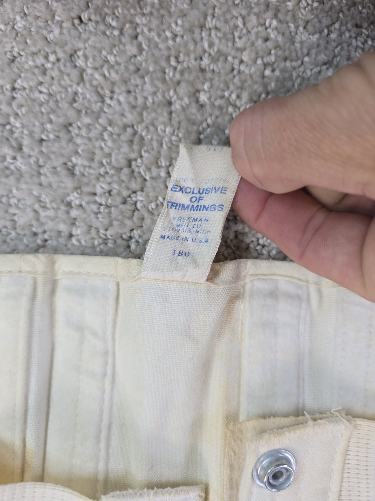 Vintage Freeman 36 Lumbosacral Ivory Orthotic Corset Brace Back Support READ