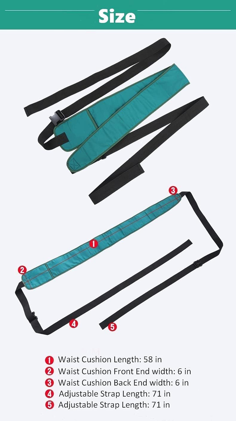 Medical Bed Restraint Strap for Elderly, Bondaged Bed Tie Downs, Anti-Fall Waist