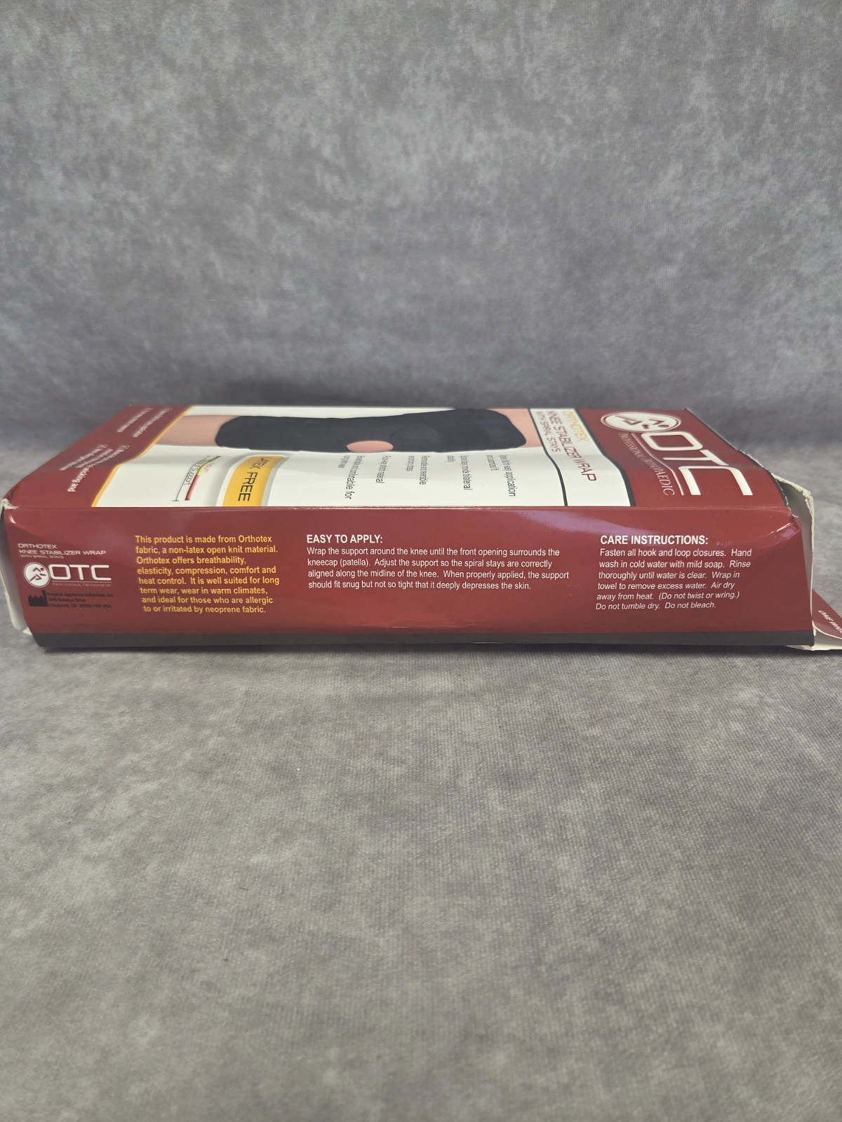 Orthotex Knee Stabilizer Size XL With Spiral Stays Latex Free