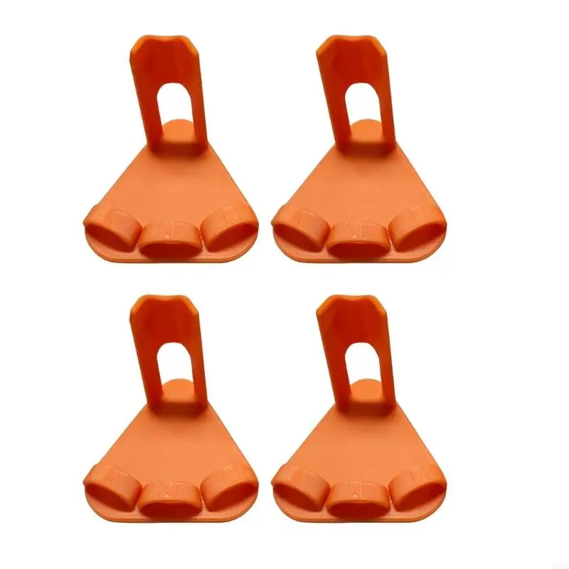 Pack of 4 Chicken Leg Splints with Adjustable Straps for Correcting Foot Deformi