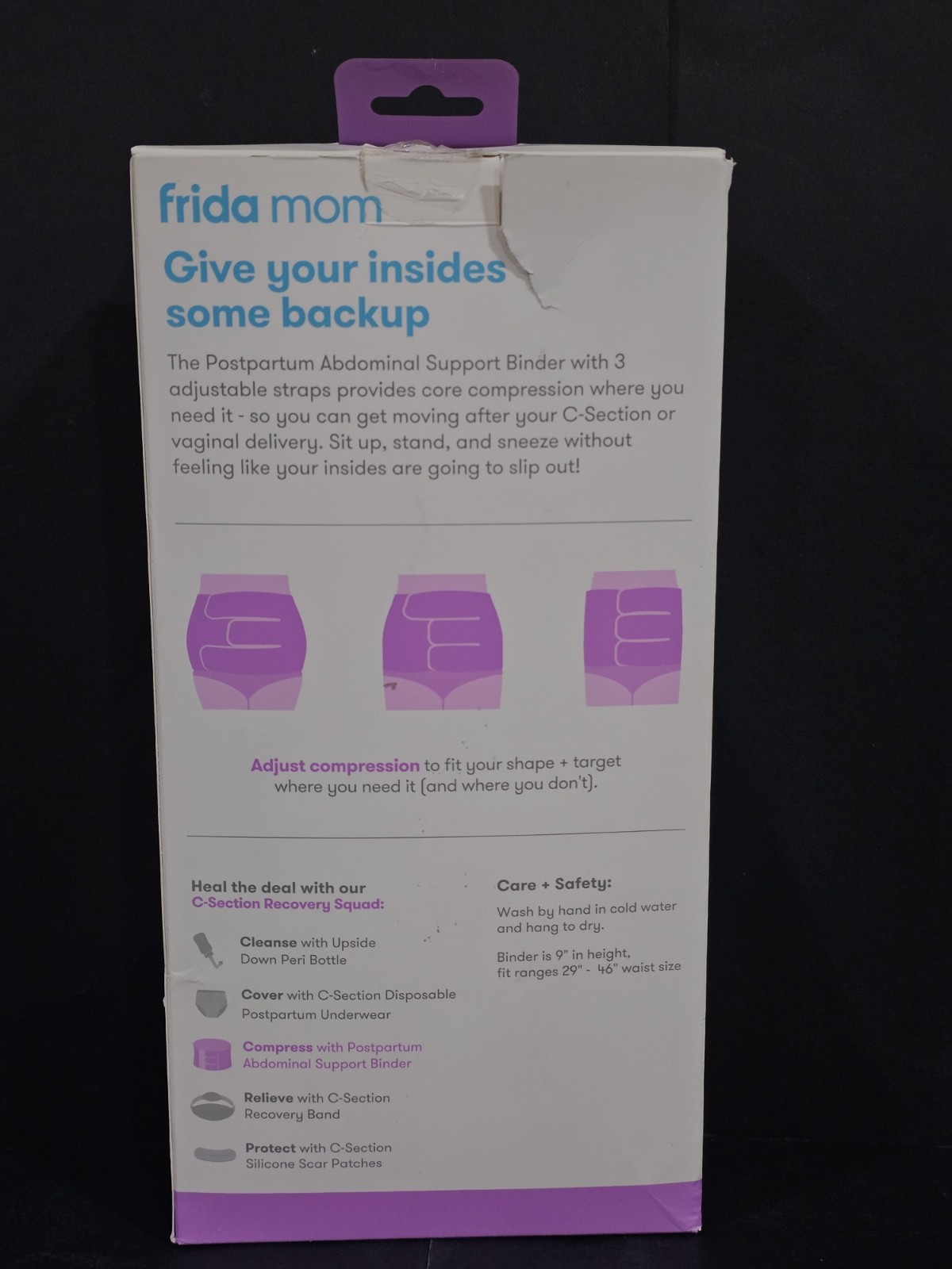 Frida Mom Belly Binder, Postpartum Essentials for Natural and C-Section