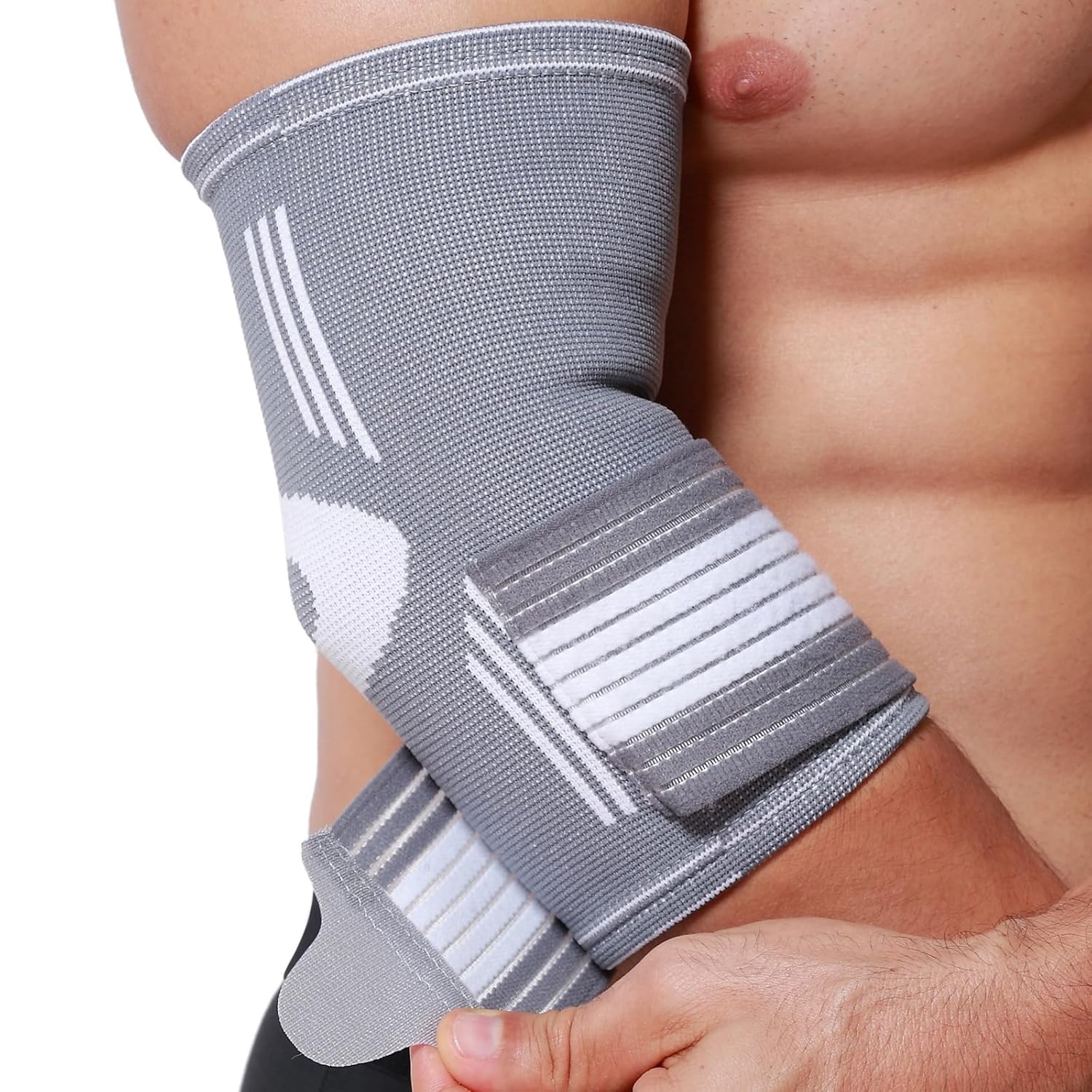 Elbow Support Brace Gray, Size S, 1 Unit