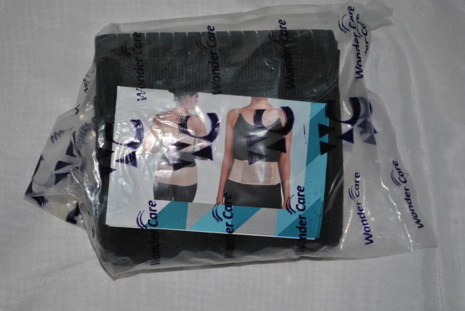 Wonder Care- Umbilical Hernia Support Belt Abdominal Binder XL Black