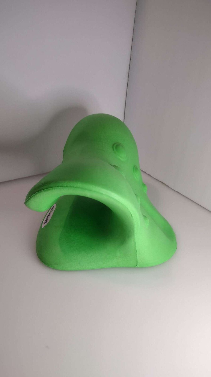 Neck Shoulder Relaxer Cervical Traction Device for Pain Relief Stretcher Green